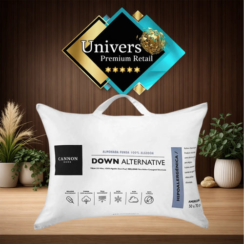 Almohada 50x70 cm Down Alternative blanco Cannon