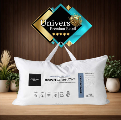 Almohada Cannon Down Alternative 90 x 50 cm Algodón Blanco (King)