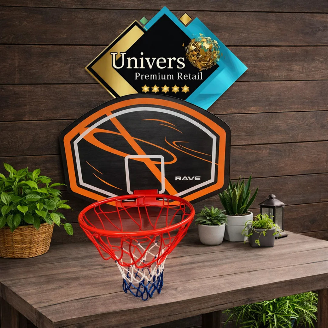 Aro de Básquetbol RAVE con Tablero – Uso Interior y Exterior