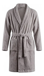 Set bata y pantuflas Chantilly gris plata