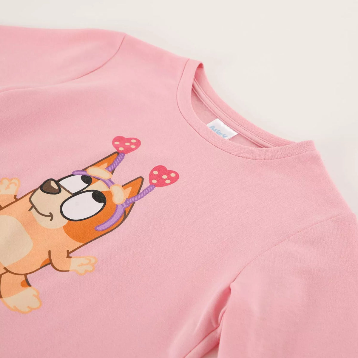 Pijama Buzo Niña Bingo Rosado Bluey®