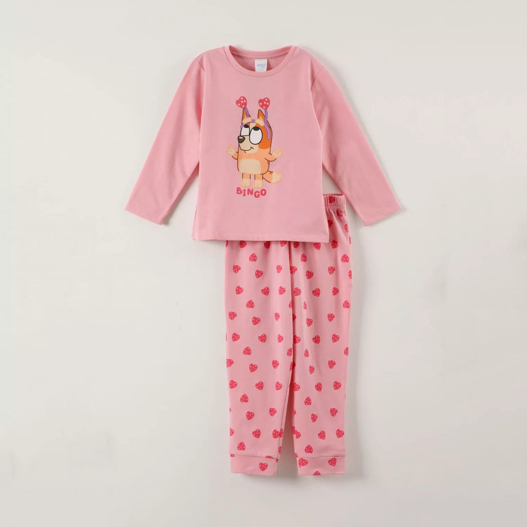 Pijama Buzo Niña Bingo Rosado Bluey®