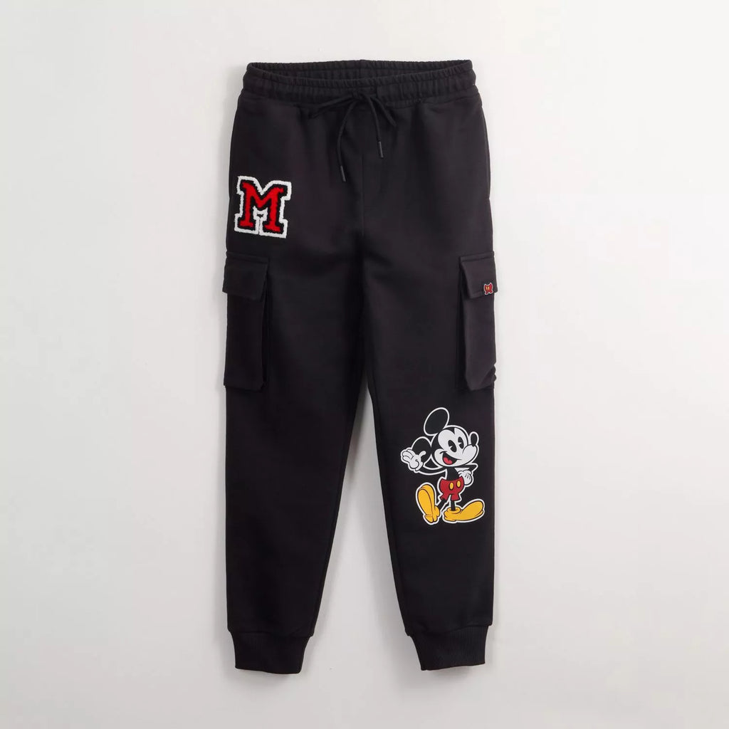 PANTALON DE BUZO CARGO NIÑO MICKEY