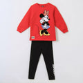 Conjunto niña Minnie Mouse rojo