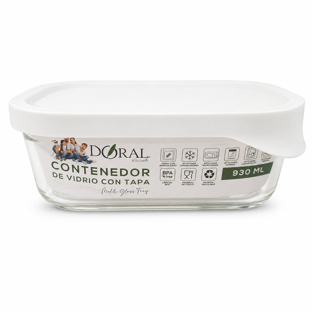 CONTENEDOR DE VIDRIO 930ml - DORAL