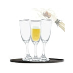 SET COPAS FLAUTA CHAMPAÑA - CRISTAR