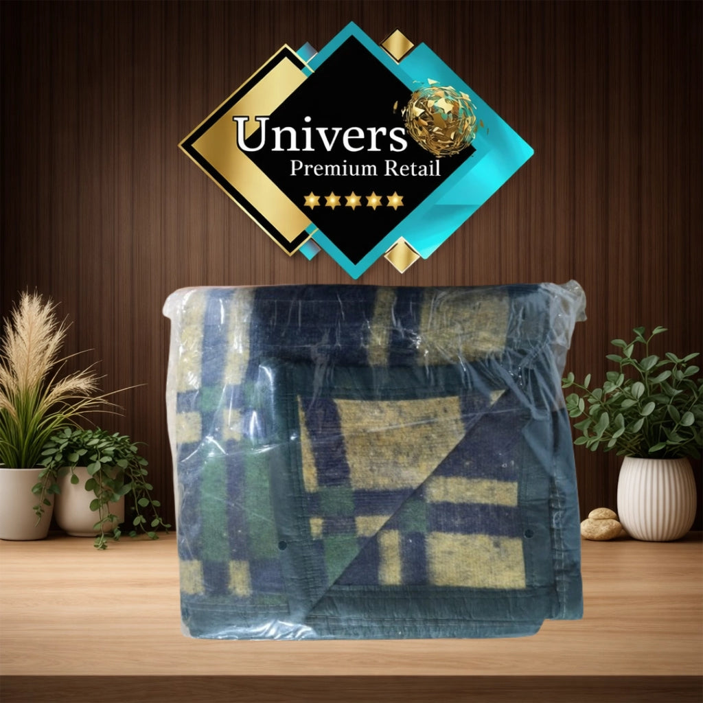 Frazada Térmica Campolindo Doral 2.0 Plazas Jacquard Doble Faz Verde