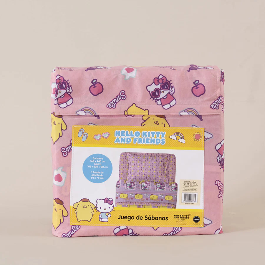 Sábanas Mashini Hello Kitty and friends