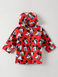 Chaqueta impermeable Mickey roja