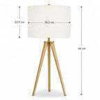Lámpara de Mesa Drakewood 26 Pulgadas – Hampton Bay