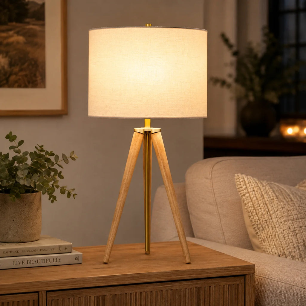 Lámpara de Mesa Drakewood 26 Pulgadas – Hampton Bay