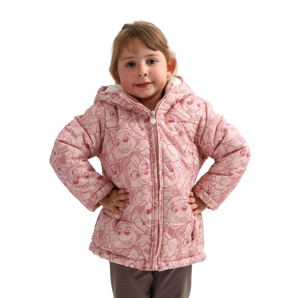 Parka niña Paw Patrol rosado