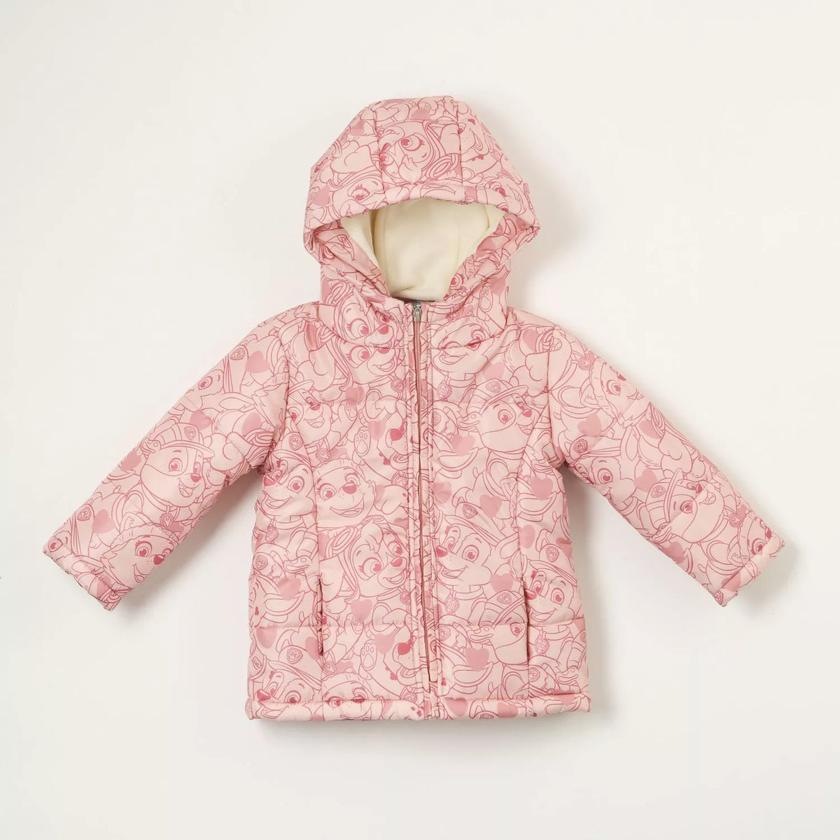 Parka niña Paw Patrol rosado
