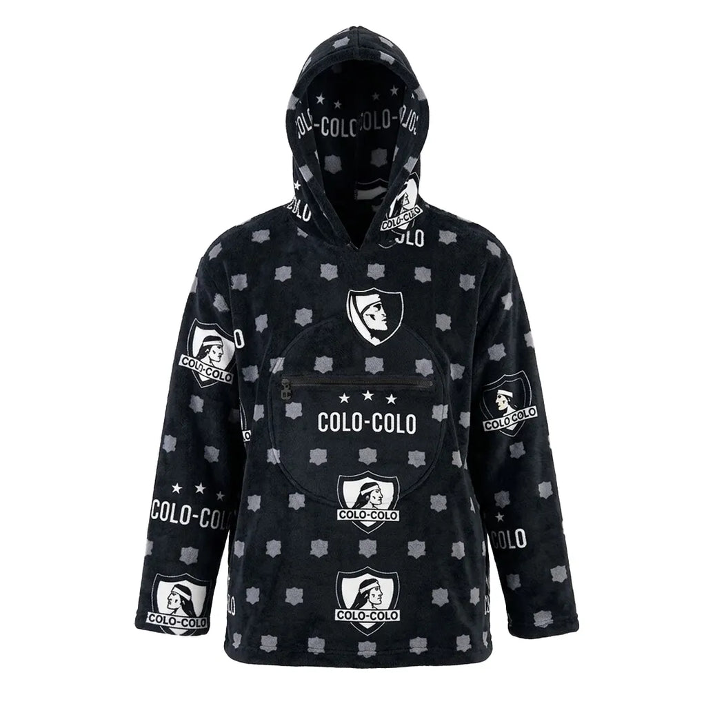 Poncho Polerón Cojín Infantil Talla Única - Colo Colo