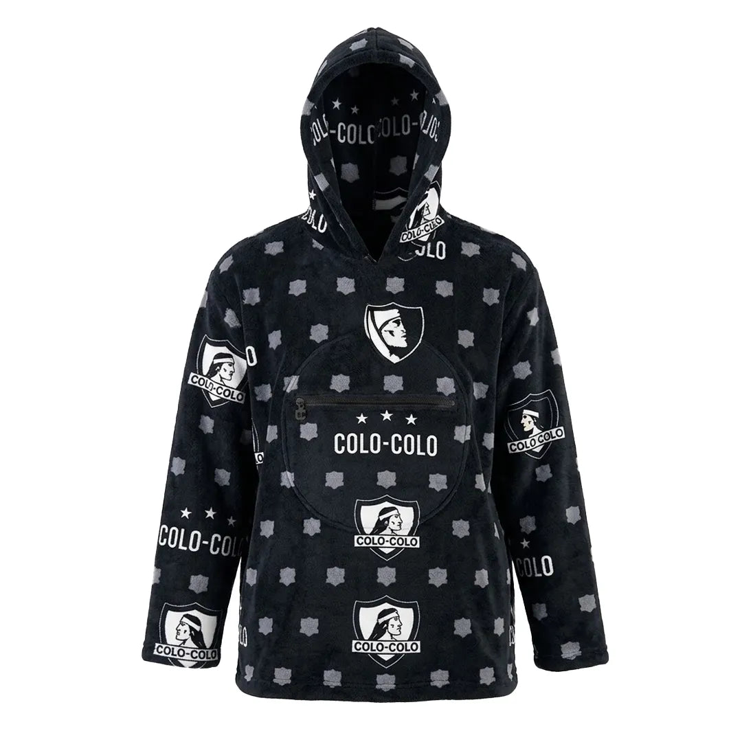 Poncho Polerón Cojín Infantil Talla Única - Colo Colo