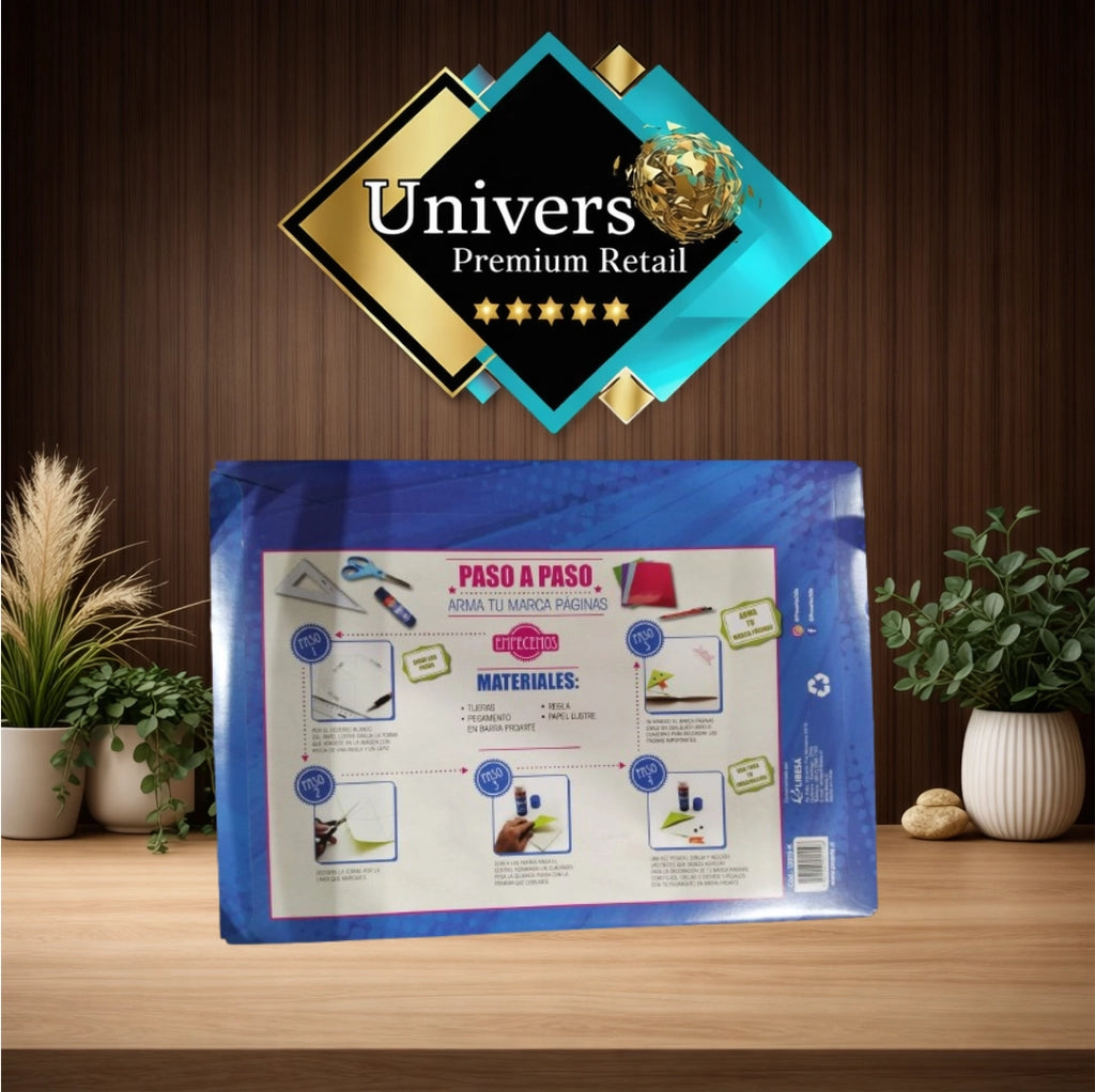 Pack x10 Papel Lustre Proarte Color – 20 Hojas + 15 Colores (26,5 x 37,5 cm)