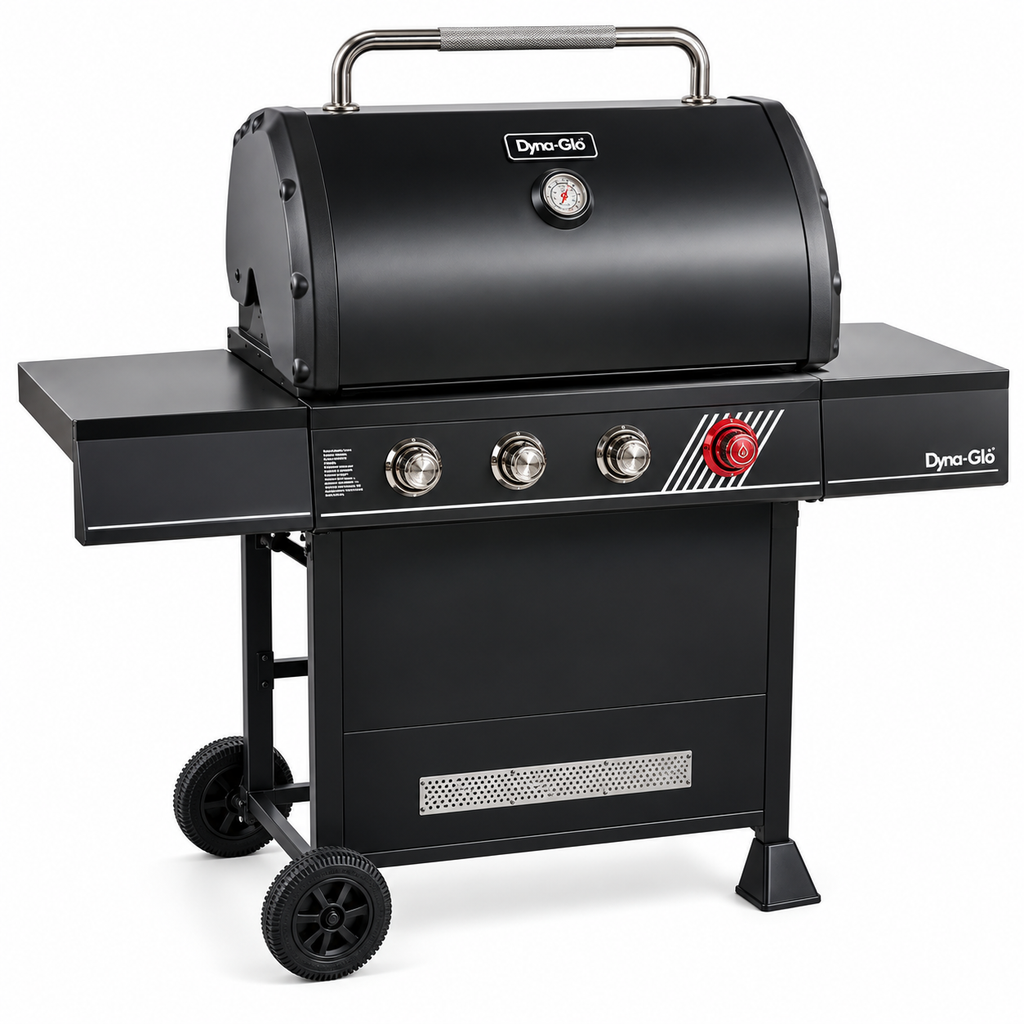 Parrilla a Gas Dyna-Glo Premium 4 Quemadores 51.000 BTU con Sistema de Ahumado – Importada de EE. UU.
