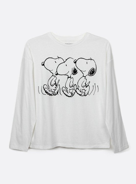 POLERA MANGA LARGA NIÑA SNOOPY ®