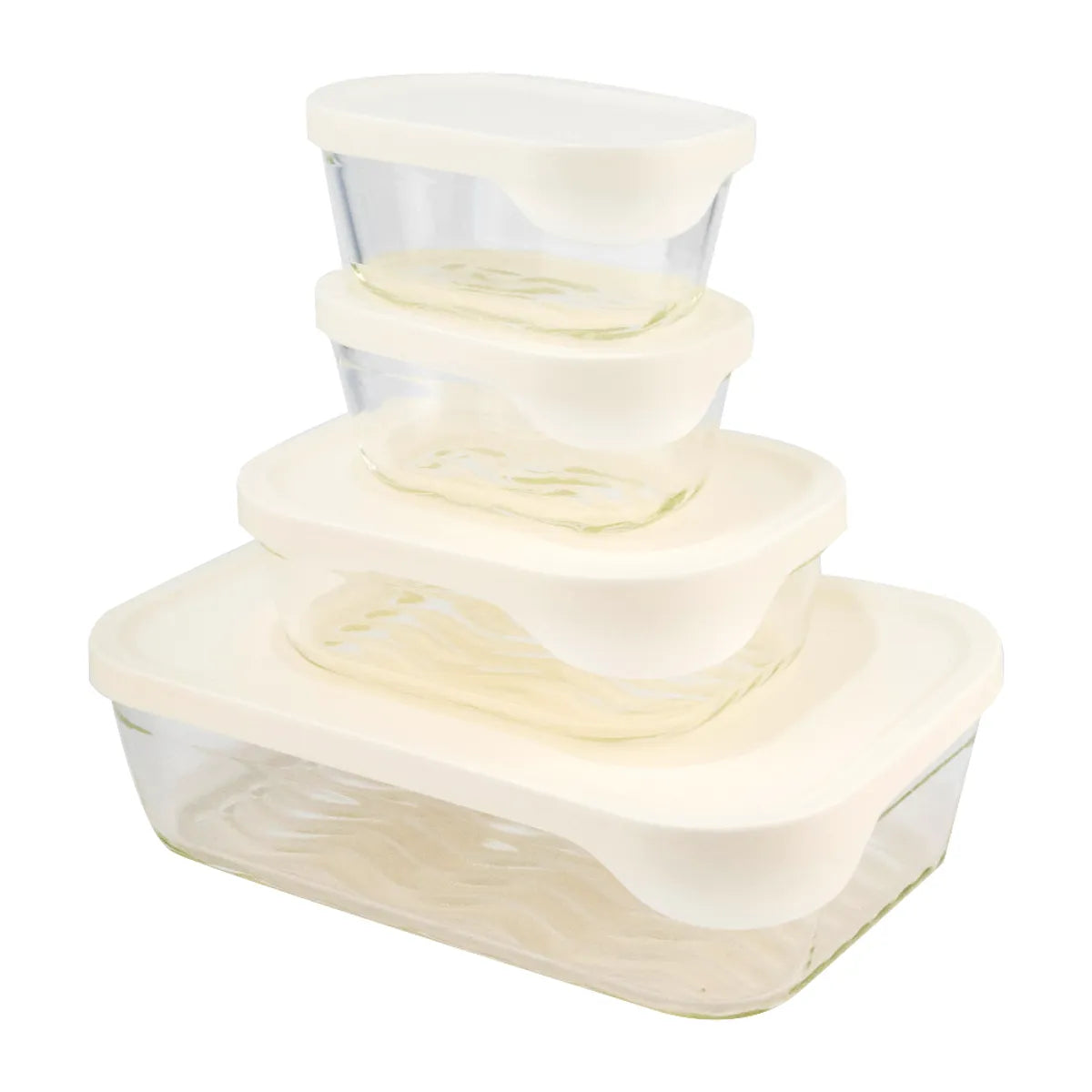 SET CONTENEDORES DE VIDRIO CON TAPA - DORAL®