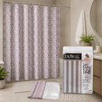 cortina de baño doral 14 piezas