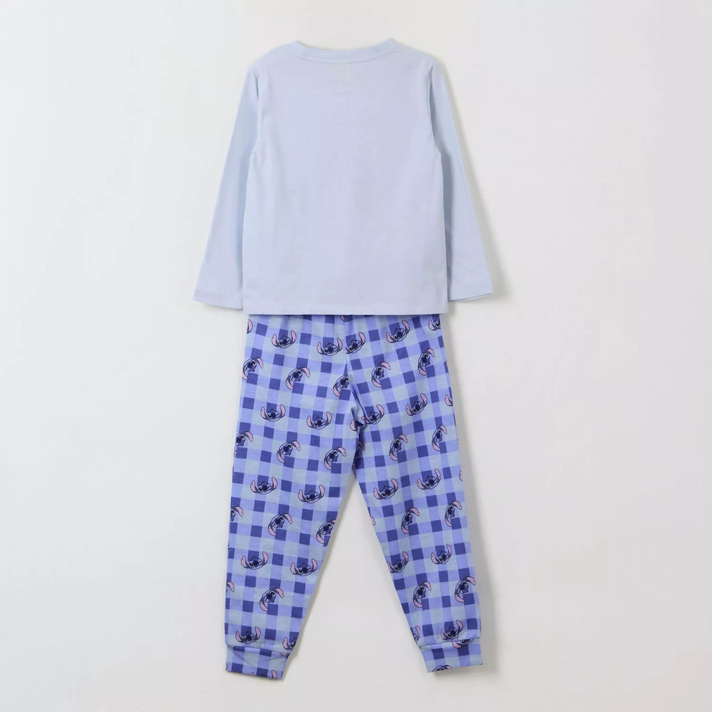 Pijama Manga Larga Niña Time To Chill Stitch® Celeste