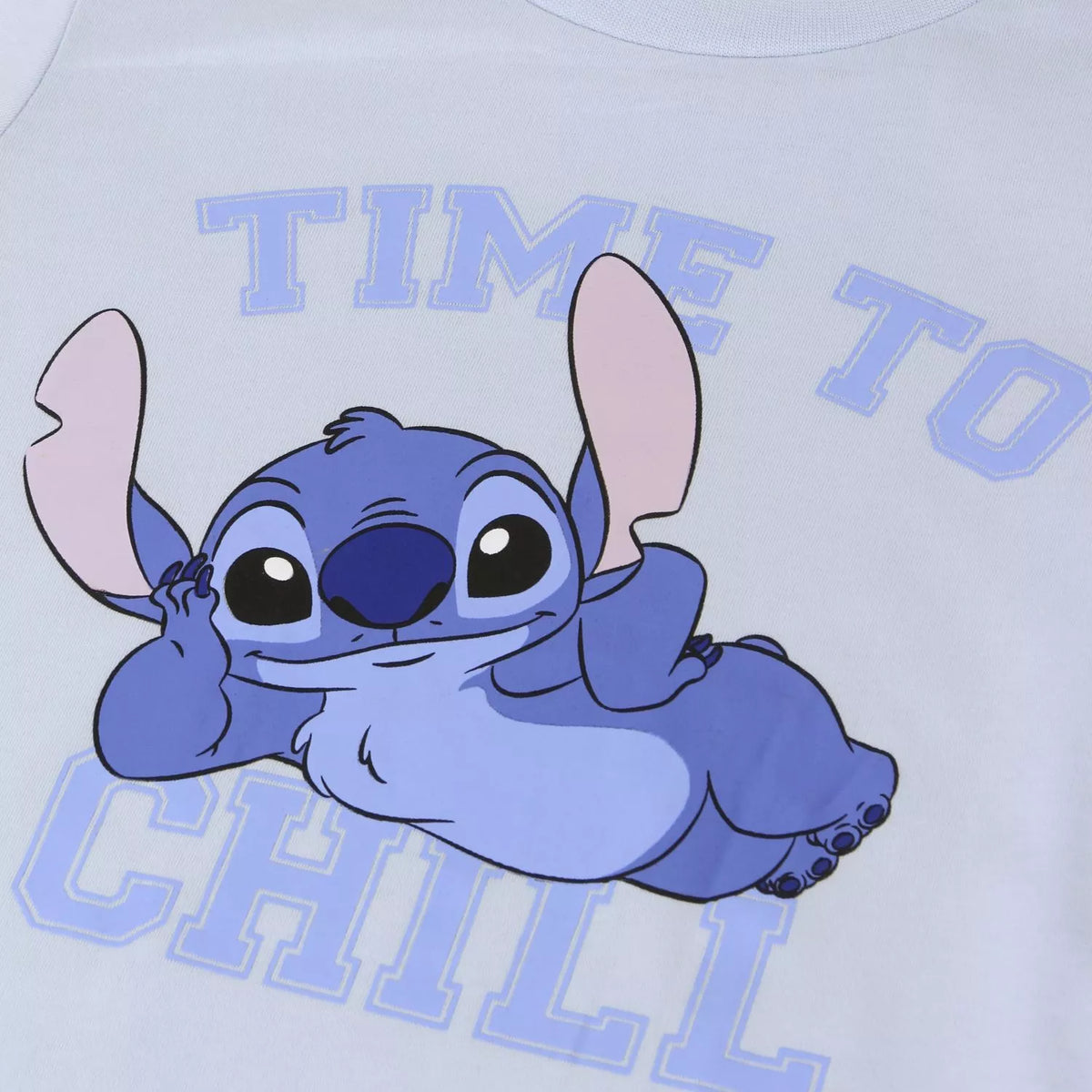 Pijama Manga Larga Niña Time To Chill Stitch® Celeste
