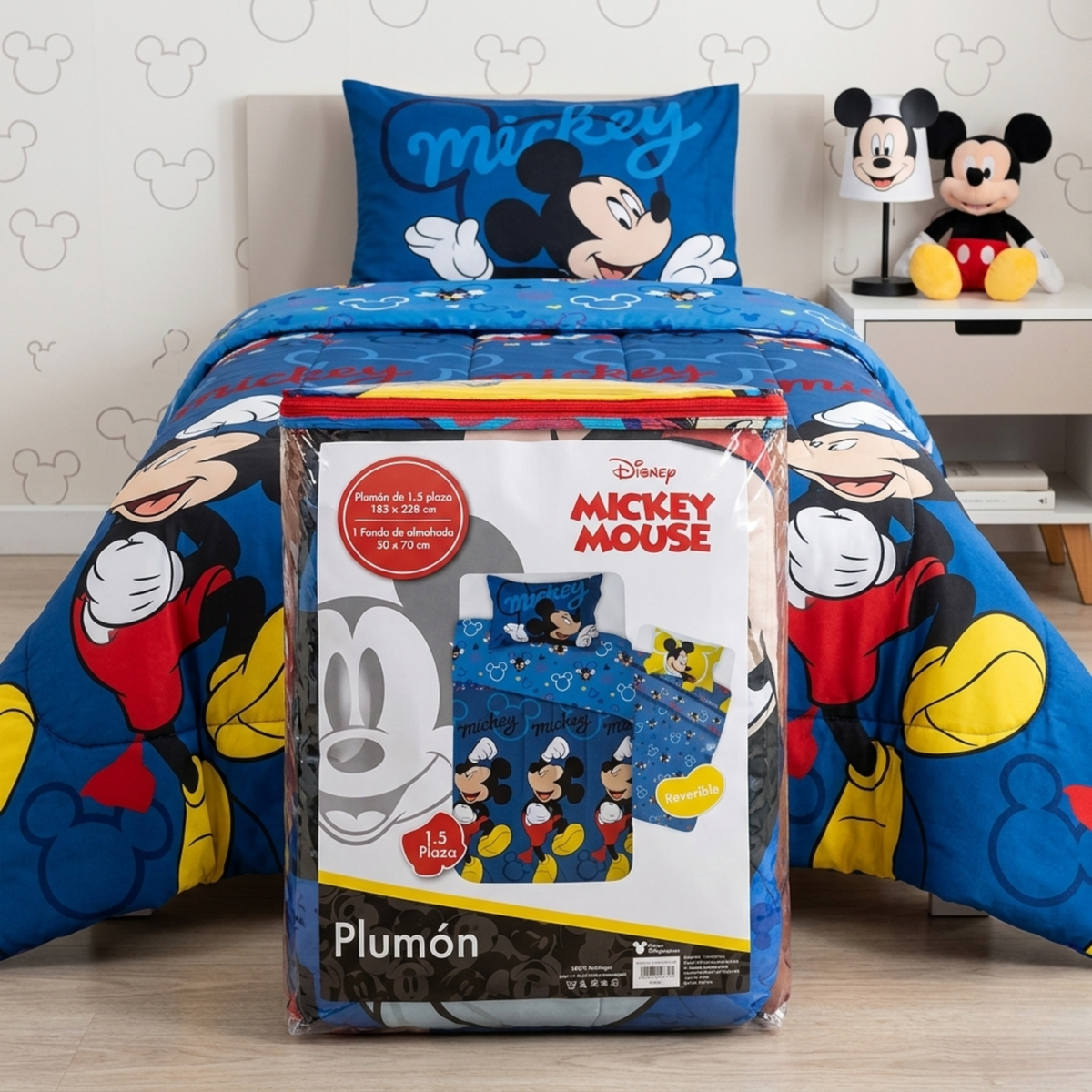 PLUMON  DISNEY  MICKEY 1.5 Plazas
