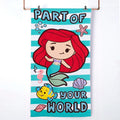 Toallas de Playa con Bolso Princesas Ariel