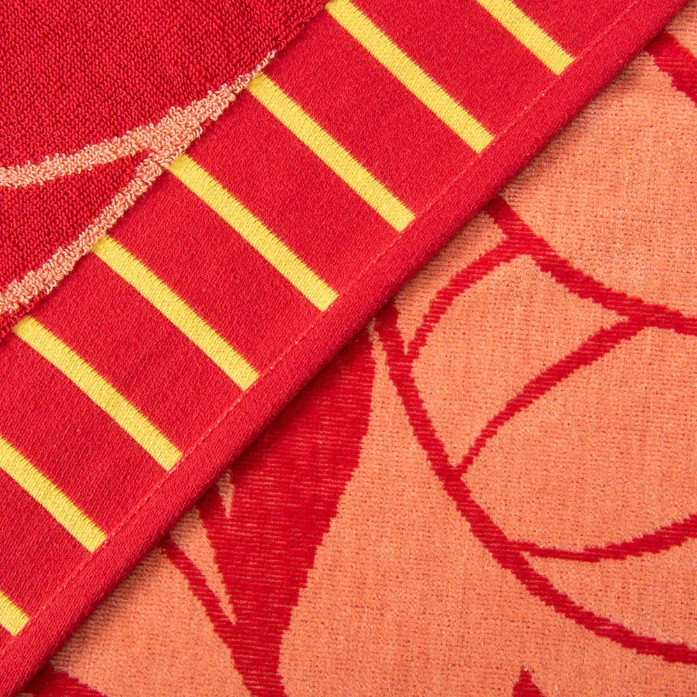 Toalla Playa Jacquard Algodón 100x180 cms Flonia - Mashini