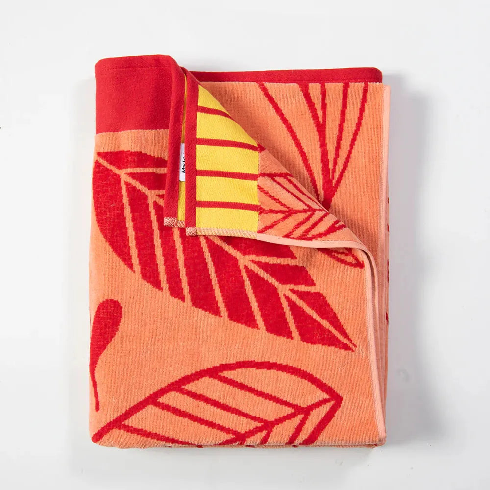 Toalla Playa Jacquard Algodón 100x180 cms Flonia - Mashini