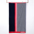 Toalla Playa Jacquard Algodón 80x160 cms Marino - Mashini
