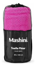 Toalla Deportiva Mashini 80x160 Secado Rapido Fucsia Fluor