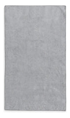 Toalla Deportiva Mashini 80x160 Secado Rapido Plateado Fluor