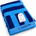 Toalla de Playa Cannon Jacquard 100% Algodón 80x160 cm – Azul Geométrico