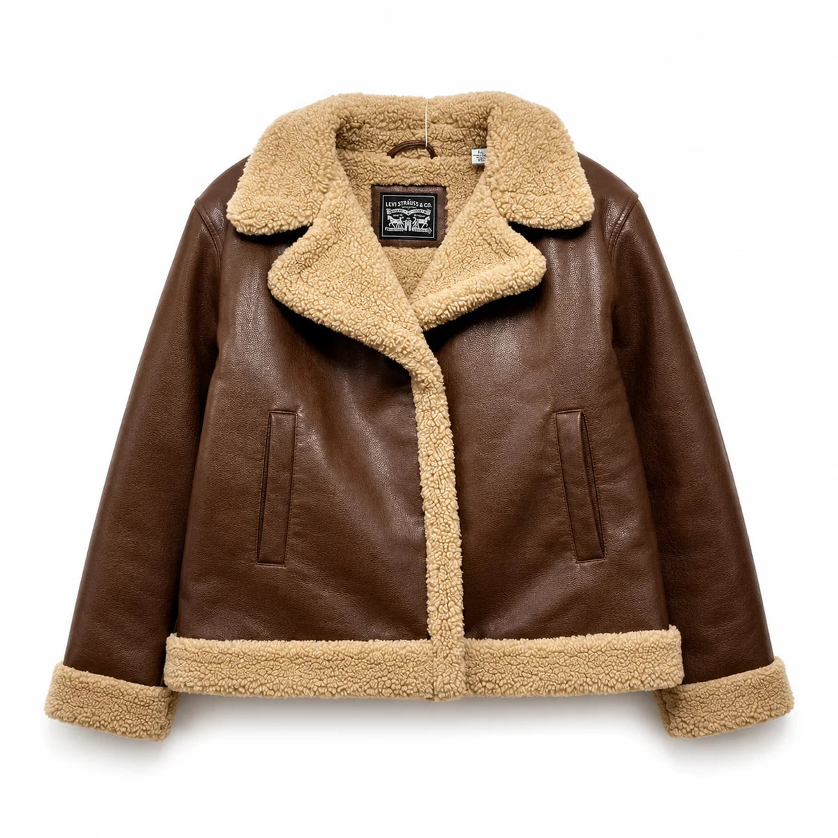 Chaqueta Aviadora Chiporro Sherpa Café Talla L - Levi's®