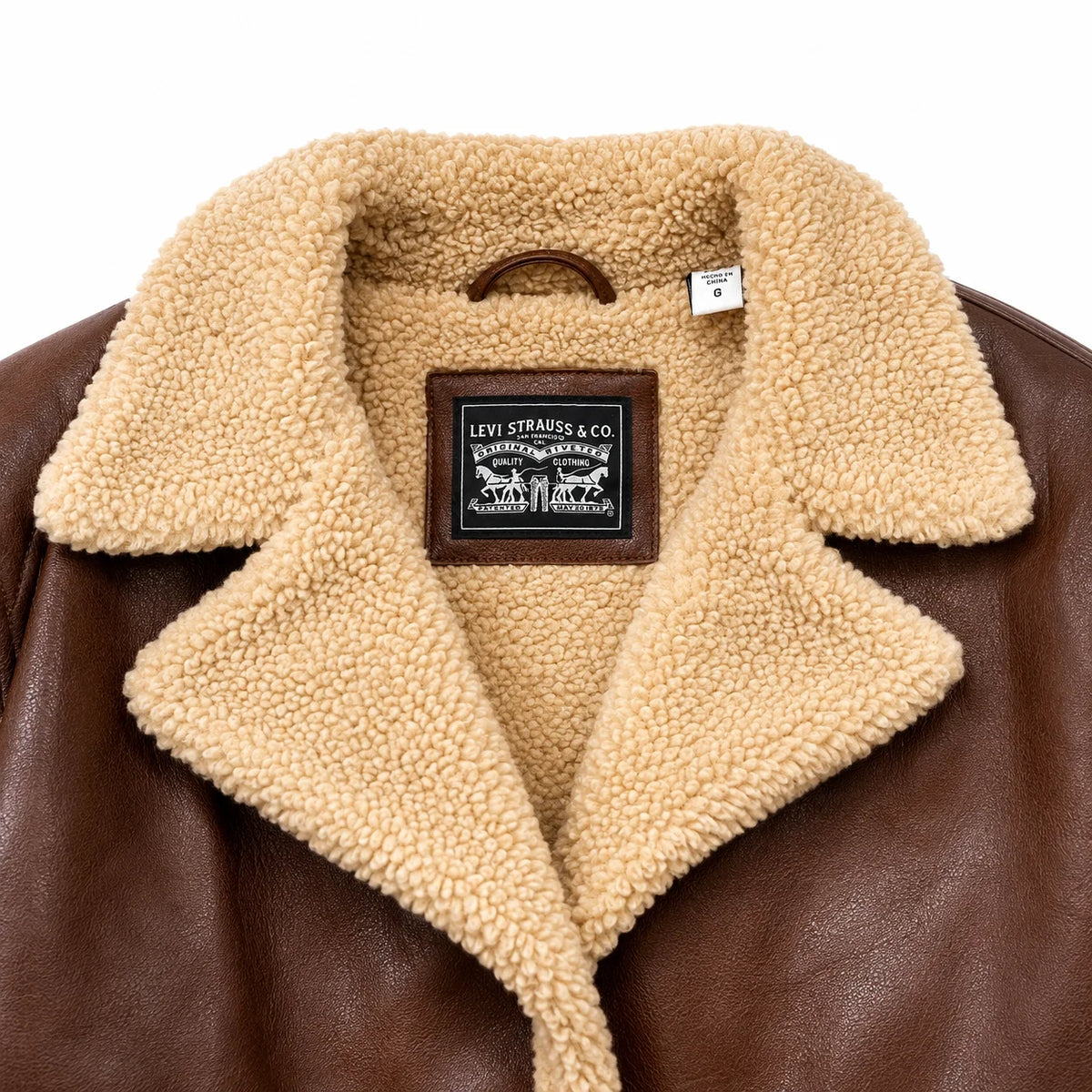 Chaqueta Aviadora Chiporro Sherpa Café Talla L - Levi's®
