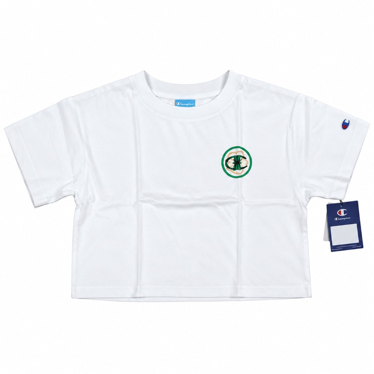 Crop top Champion Miyagi-Do Karate frente con logo circular