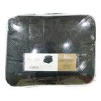 Cubrecama Martiné microfibra embossed Sonya con sherpa 2 plazas negro