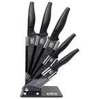 Set de Cuchillos 6 Piezas con Base Acrílica – B&B Kitchen