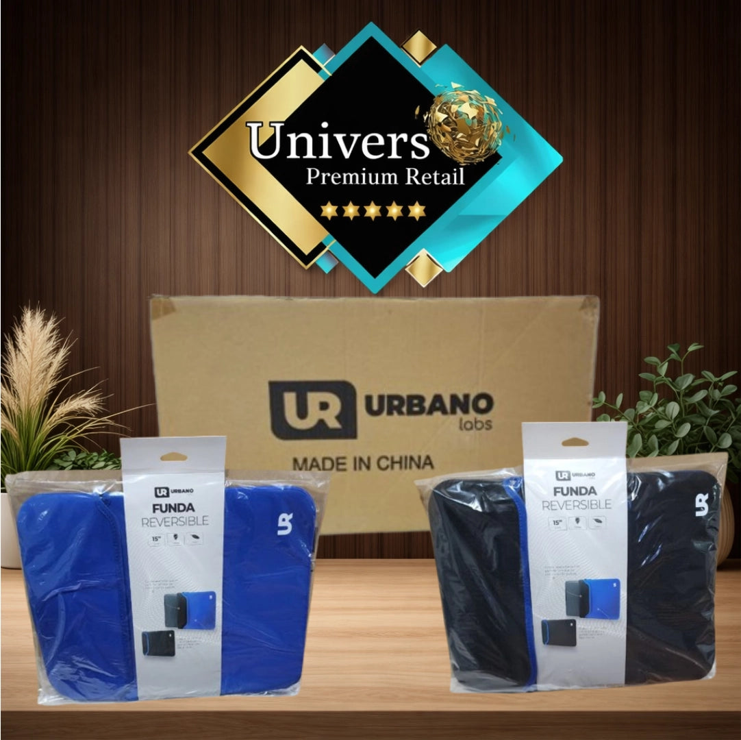 Funda Notebook 15 Reversible Azul marino Negro