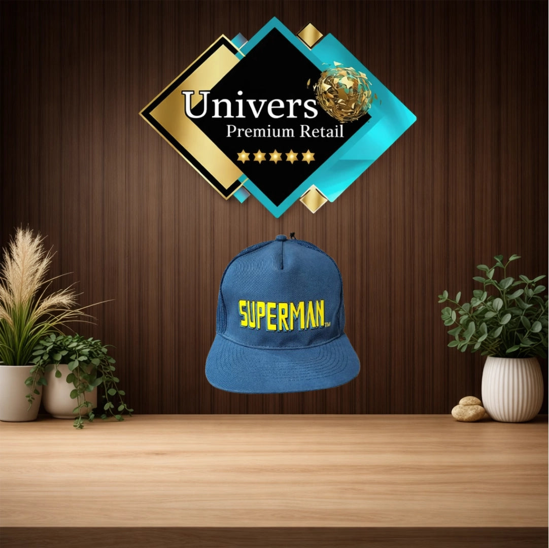 Jockey Snapback Superman – Diseño Clásico Azul
