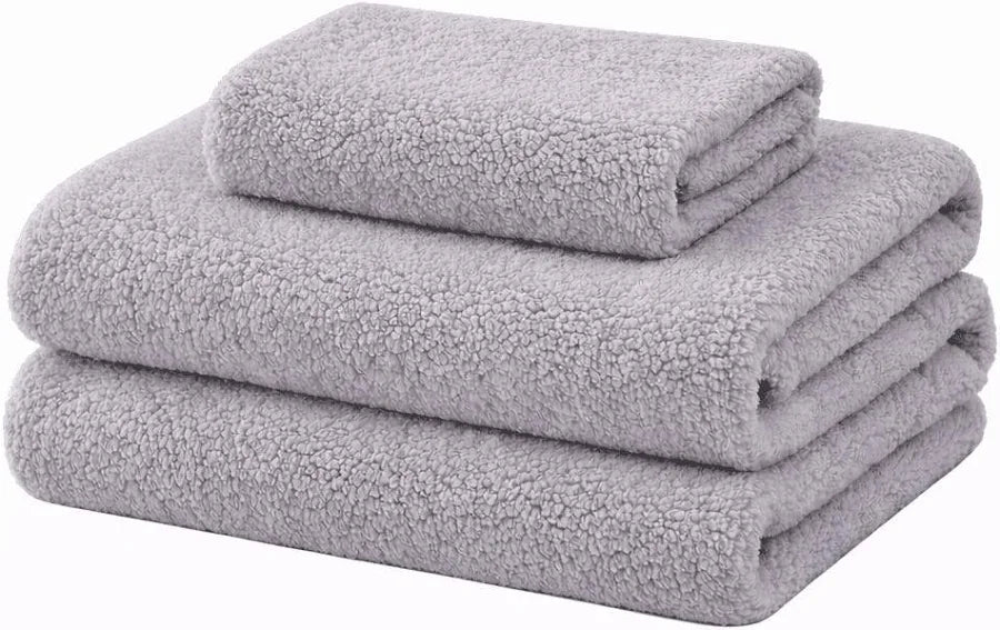 Sábanas Sherpa Chantilly gris