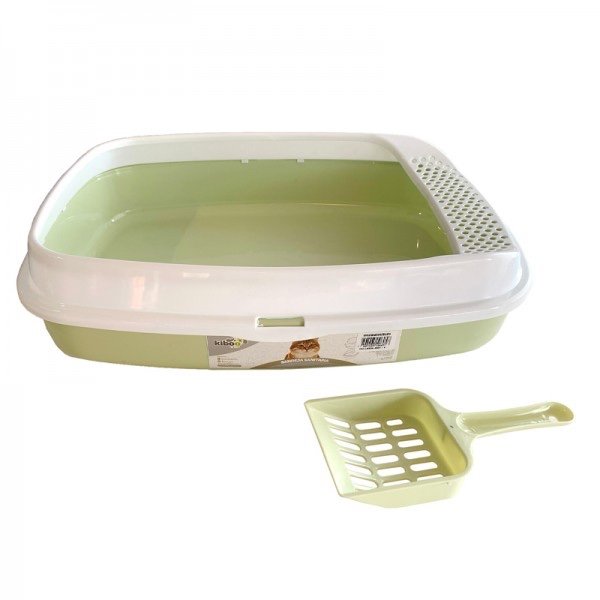 Kit Bandeja Sanitaria para Gatos con Pala - Kiboo