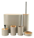 Set de Baño Bambú Anaís color beige