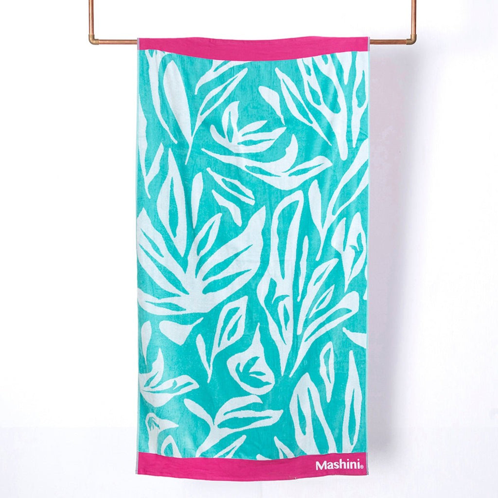 Toalla Playa Jacquard Algodón 100x180 cm Garden
