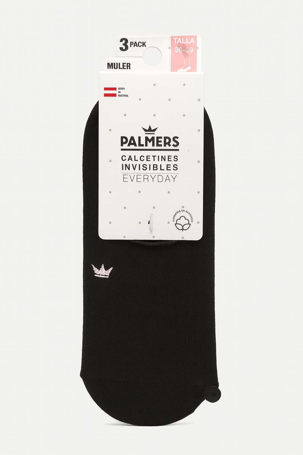 Calcetines Palmers  invisibles color negro
