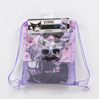 Set Toalla, Lentes de Sol y Bolso Kuromi Bruja