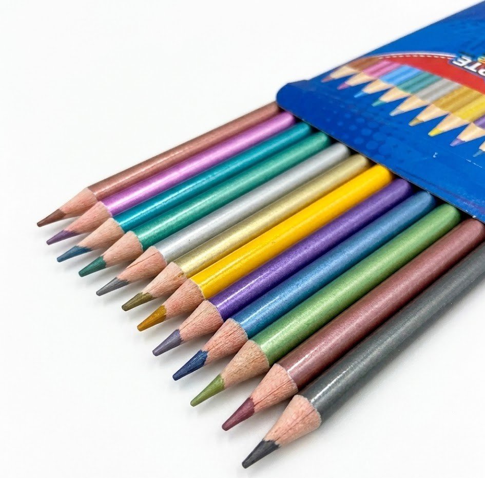 Lápices de Colores Metálicos Proarte Color – 12 Unidades 3 mm