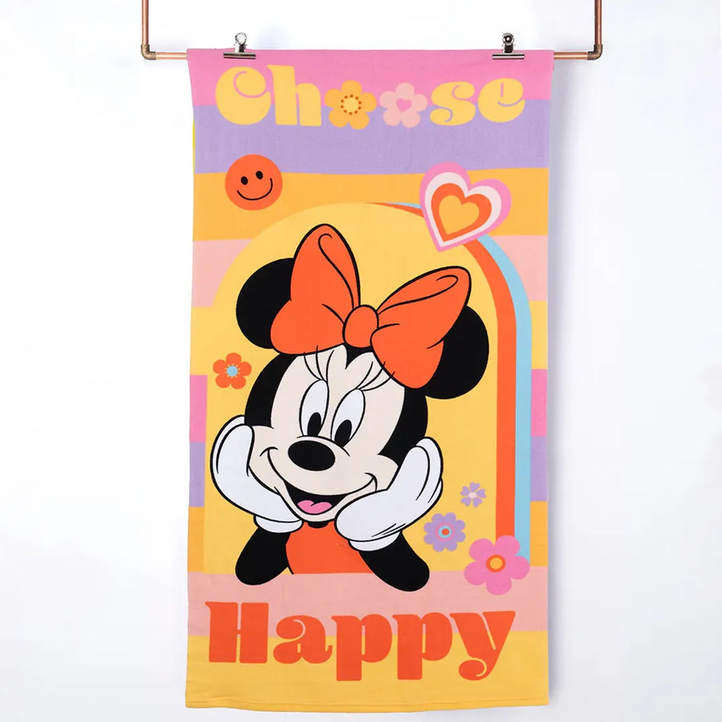 Toalla con Bolso Minnie Smile