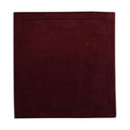 Cubrecama sherpa jacquard burdeo Martiné extendido, cara jacquard